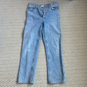 AGOLDE Lana straight leg jean